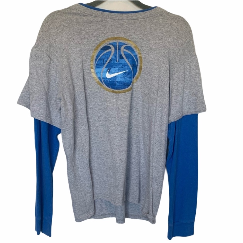 Nike Basketball Graphic Layered Long Sleeve Shirt